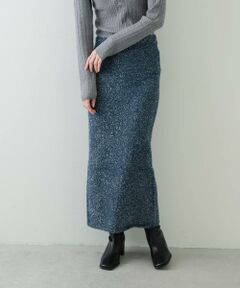 SENSE OF PLACE by URBAN RESEARCH / センスオブプレイス バイ アーバンリサーチ スカート | 『別注』さらさ×SENSE OF PLACE　ラメシャギーニットスカート