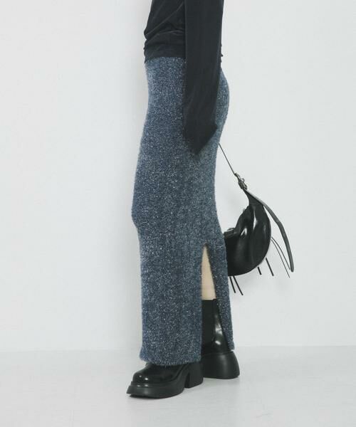 SENSE OF PLACE by URBAN RESEARCH / センスオブプレイス バイ アーバンリサーチ スカート | 『別注』さらさ×SENSE OF PLACE　ラメシャギーニットスカート | 詳細12
