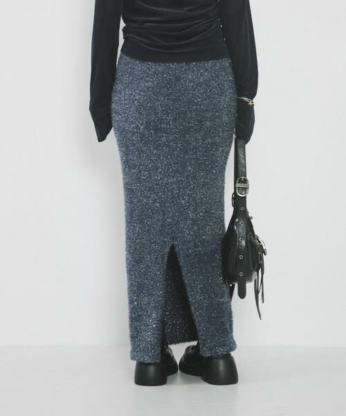 SENSE OF PLACE by URBAN RESEARCH / センスオブプレイス バイ アーバンリサーチ スカート | 『別注』さらさ×SENSE OF PLACE　ラメシャギーニットスカート | 詳細13