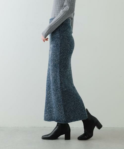 SENSE OF PLACE by URBAN RESEARCH / センスオブプレイス バイ アーバンリサーチ スカート | 『別注』さらさ×SENSE OF PLACE　ラメシャギーニットスカート | 詳細2