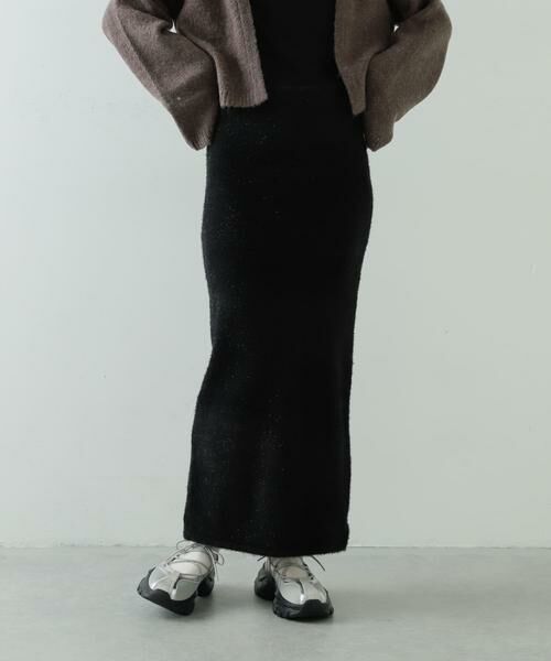 SENSE OF PLACE by URBAN RESEARCH / センスオブプレイス バイ アーバンリサーチ スカート | 『別注』さらさ×SENSE OF PLACE　ラメシャギーニットスカート | 詳細17