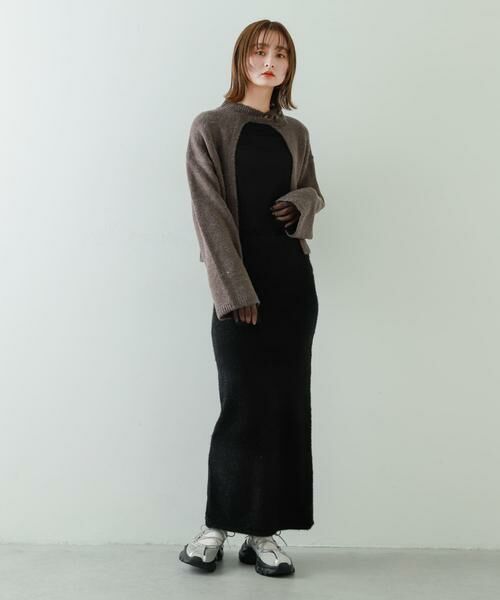 SENSE OF PLACE by URBAN RESEARCH / センスオブプレイス バイ アーバンリサーチ スカート | 『別注』さらさ×SENSE OF PLACE　ラメシャギーニットスカート | 詳細21