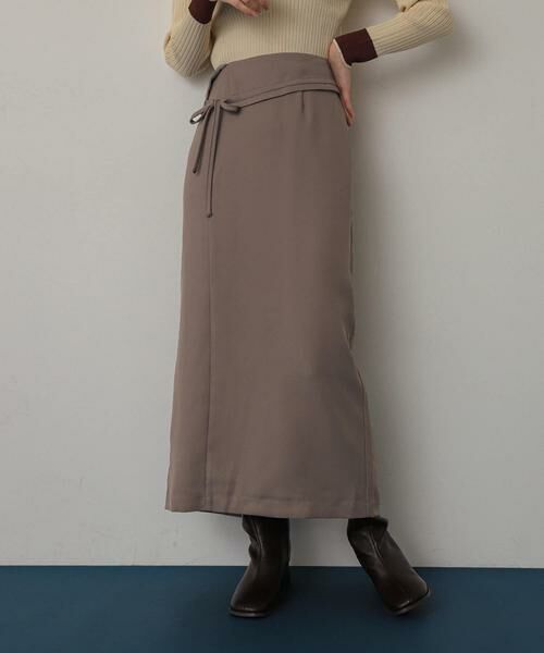 SENSE OF PLACE by URBAN RESEARCH / センスオブプレイス バイ アーバンリサーチ スカート | アシンメトリーオリカエシペンシルスカート | 詳細1