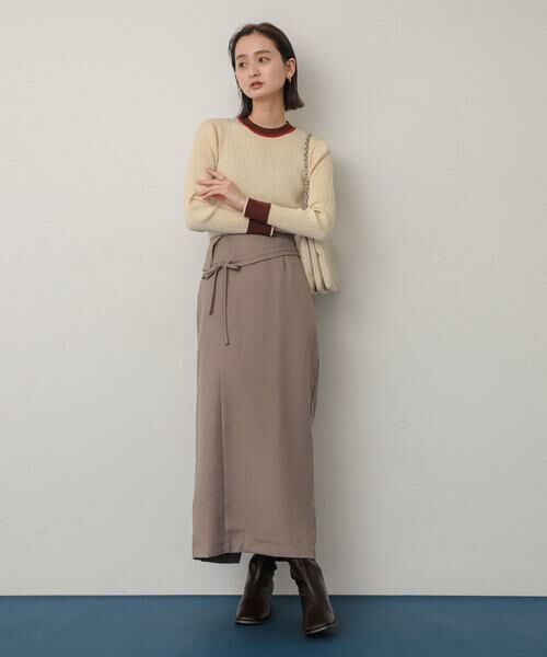 SENSE OF PLACE by URBAN RESEARCH / センスオブプレイス バイ アーバンリサーチ スカート | アシンメトリーオリカエシペンシルスカート | 詳細3