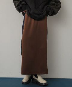 SENSE OF PLACE by URBAN RESEARCH / センスオブプレイス バイ アーバンリサーチ スカート | サテンキリカエラインスカート