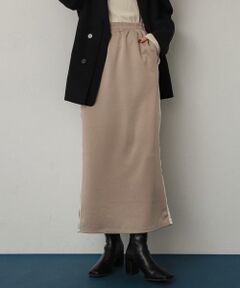 SENSE OF PLACE by URBAN RESEARCH / センスオブプレイス バイ アーバンリサーチ スカート | サテンキリカエラインスカート