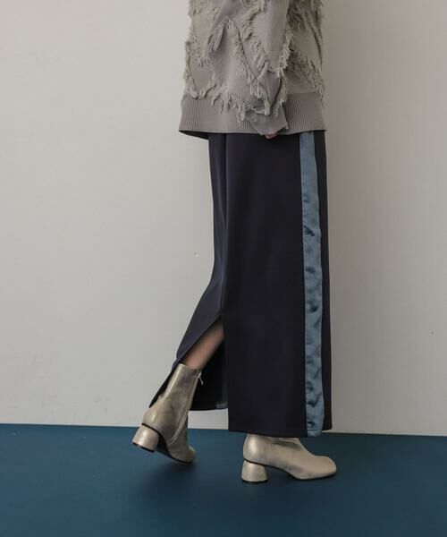 SENSE OF PLACE by URBAN RESEARCH / センスオブプレイス バイ アーバンリサーチ スカート | サテンキリカエラインスカート | 詳細13