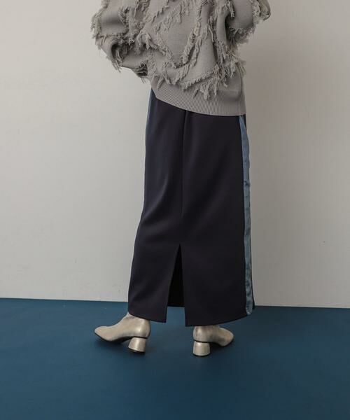 SENSE OF PLACE by URBAN RESEARCH / センスオブプレイス バイ アーバンリサーチ スカート | サテンキリカエラインスカート | 詳細14