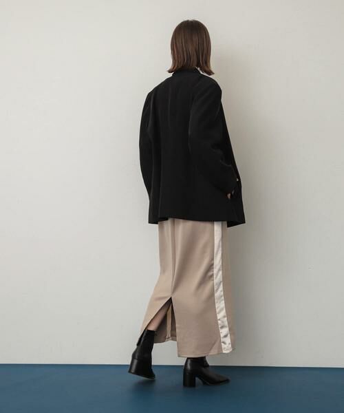 SENSE OF PLACE by URBAN RESEARCH / センスオブプレイス バイ アーバンリサーチ スカート | サテンキリカエラインスカート | 詳細21