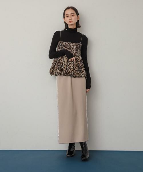 SENSE OF PLACE by URBAN RESEARCH / センスオブプレイス バイ アーバンリサーチ スカート | サテンキリカエラインスカート | 詳細26