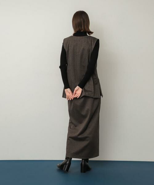 SENSE OF PLACE by URBAN RESEARCH / センスオブプレイス バイ アーバンリサーチ スカート | ジャージーメルトンアウトポケットスカート | 詳細10