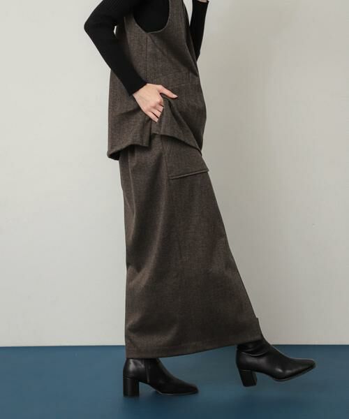SENSE OF PLACE by URBAN RESEARCH / センスオブプレイス バイ アーバンリサーチ スカート | ジャージーメルトンアウトポケットスカート | 詳細8