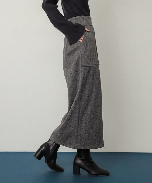 SENSE OF PLACE by URBAN RESEARCH / センスオブプレイス バイ アーバンリサーチ スカート | ジャージーメルトンアウトポケットスカート | 詳細30