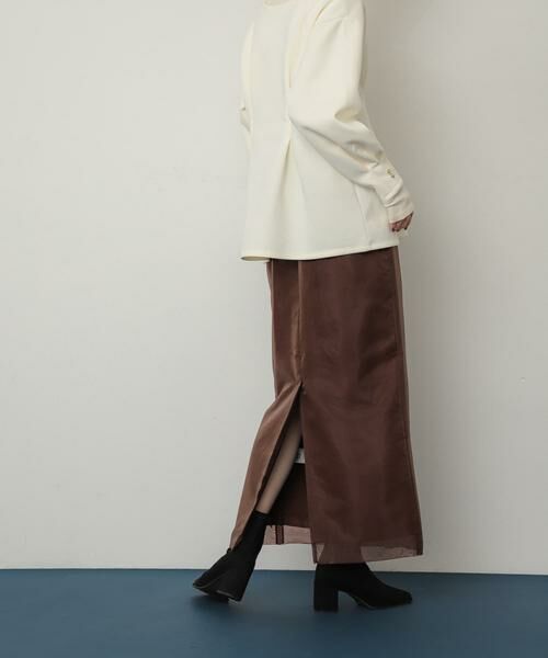 SENSE OF PLACE by URBAN RESEARCH / センスオブプレイス バイ アーバンリサーチ スカート | オーガンジーレイヤードスカート | 詳細3