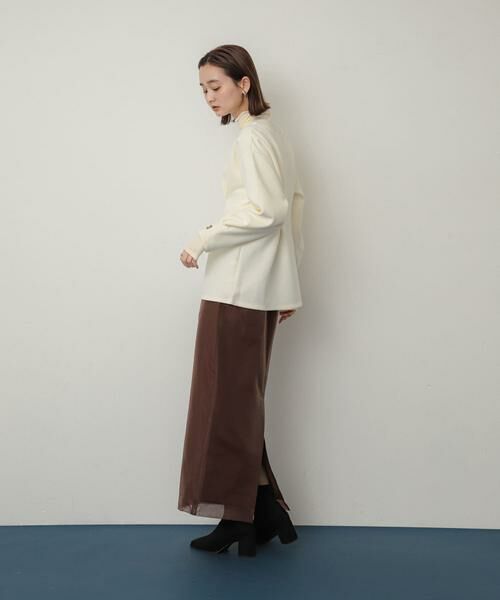 SENSE OF PLACE by URBAN RESEARCH / センスオブプレイス バイ アーバンリサーチ スカート | オーガンジーレイヤードスカート | 詳細4