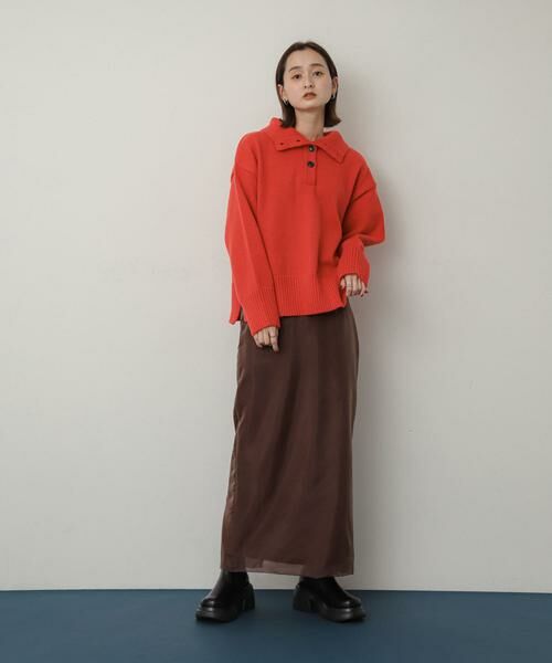 SENSE OF PLACE by URBAN RESEARCH / センスオブプレイス バイ アーバンリサーチ スカート | オーガンジーレイヤードスカート | 詳細7