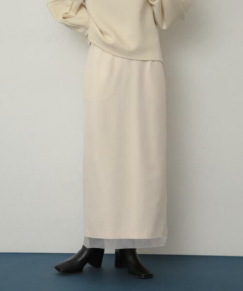 SENSE OF PLACE by URBAN RESEARCH / センスオブプレイス バイ アーバンリサーチ スカート | オーガンジーレイヤードスカート | 詳細16