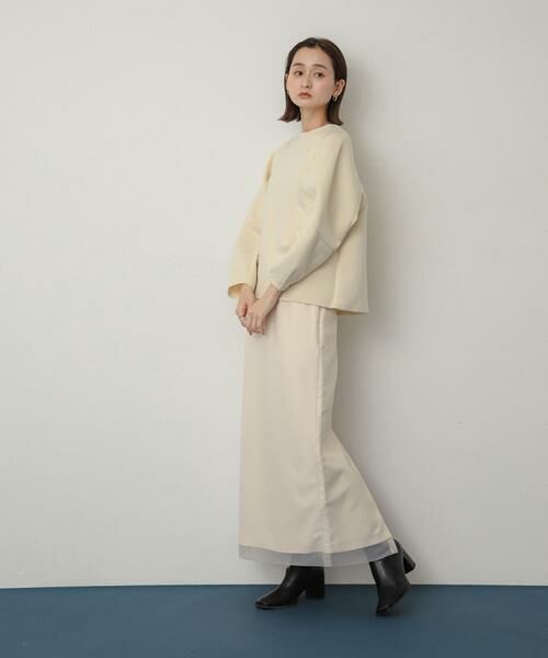 SENSE OF PLACE by URBAN RESEARCH / センスオブプレイス バイ アーバンリサーチ スカート | オーガンジーレイヤードスカート | 詳細19