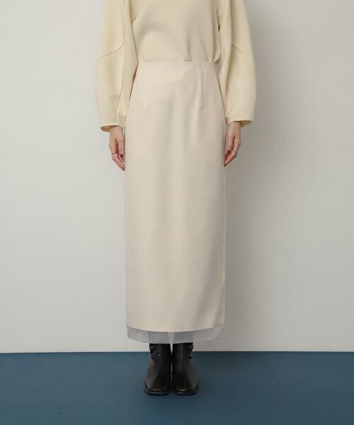 SENSE OF PLACE by URBAN RESEARCH / センスオブプレイス バイ アーバンリサーチ スカート | オーガンジーレイヤードスカート | 詳細21