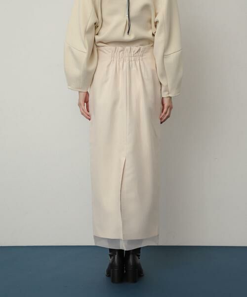 SENSE OF PLACE by URBAN RESEARCH / センスオブプレイス バイ アーバンリサーチ スカート | オーガンジーレイヤードスカート | 詳細23