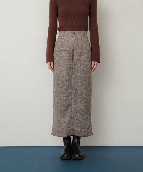 SENSE OF PLACE by URBAN RESEARCH / センスオブプレイス バイ アーバンリサーチ スカート | フロントジップアイラインスカート | 詳細10