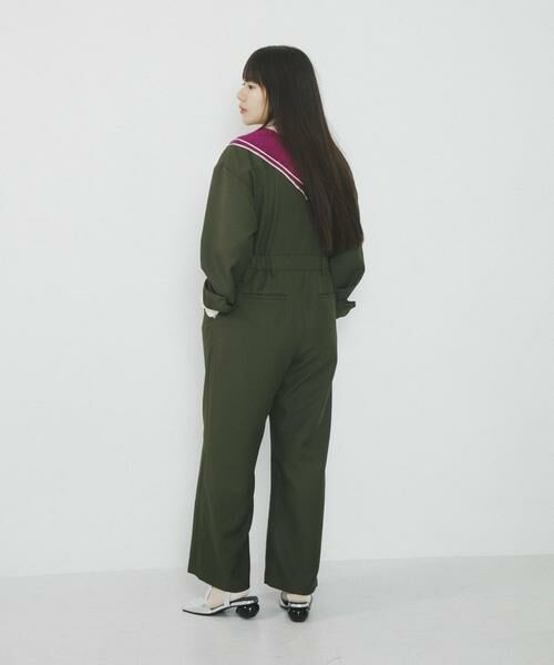 SENSE OF PLACE by URBAN RESEARCH / センスオブプレイス バイ アーバンリサーチ サロペット・オールインワン | 『別注』さらさ×SENSE OF PLACE　ソフトツイルジャンプスーツ | 詳細15