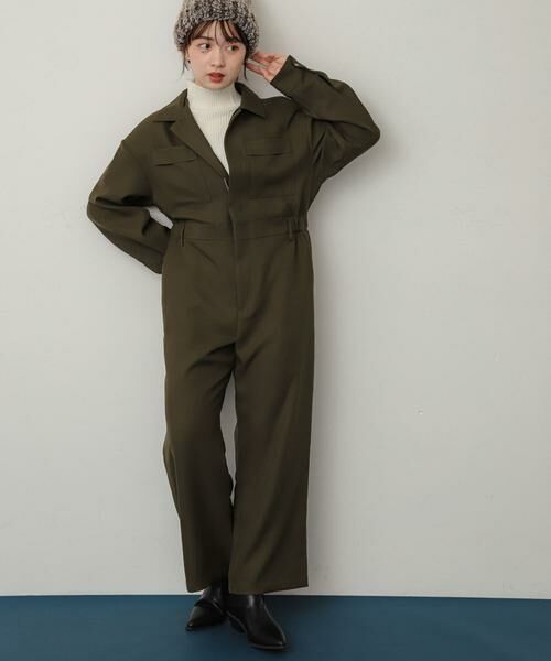 SENSE OF PLACE by URBAN RESEARCH / センスオブプレイス バイ アーバンリサーチ サロペット・オールインワン | 『別注』さらさ×SENSE OF PLACE　ソフトツイルジャンプスーツ | 詳細2
