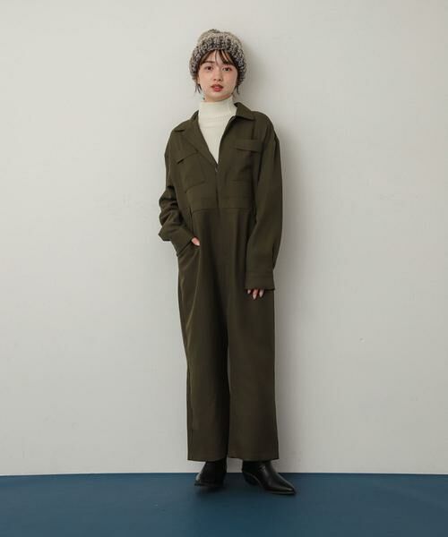 SENSE OF PLACE by URBAN RESEARCH / センスオブプレイス バイ アーバンリサーチ サロペット・オールインワン | 『別注』さらさ×SENSE OF PLACE　ソフトツイルジャンプスーツ | 詳細3