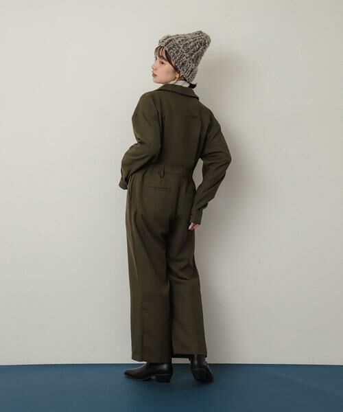 SENSE OF PLACE by URBAN RESEARCH / センスオブプレイス バイ アーバンリサーチ サロペット・オールインワン | 『別注』さらさ×SENSE OF PLACE　ソフトツイルジャンプスーツ | 詳細5