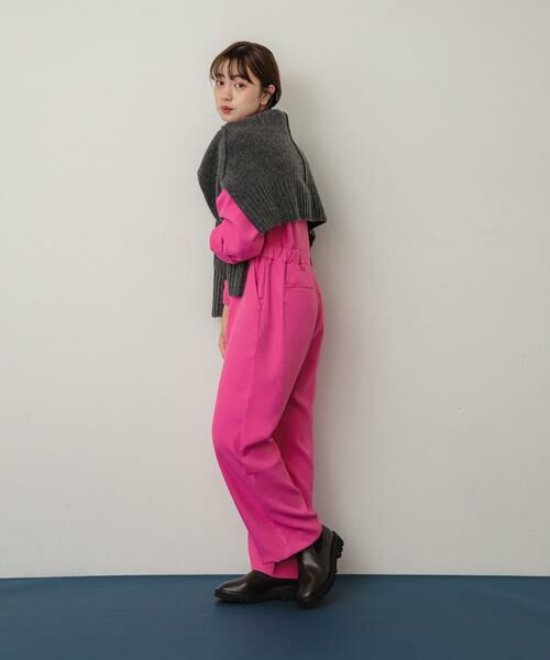 SENSE OF PLACE by URBAN RESEARCH / センスオブプレイス バイ アーバンリサーチ サロペット・オールインワン | 『別注』さらさ×SENSE OF PLACE　ソフトツイルジャンプスーツ | 詳細25