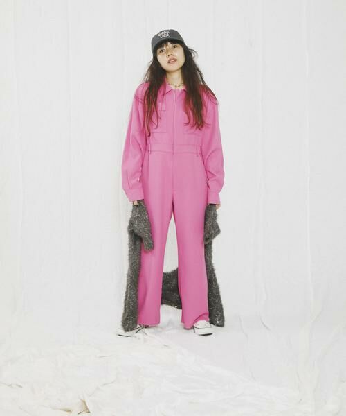 SENSE OF PLACE by URBAN RESEARCH / センスオブプレイス バイ アーバンリサーチ サロペット・オールインワン | 『別注』さらさ×SENSE OF PLACE　ソフトツイルジャンプスーツ | 詳細29