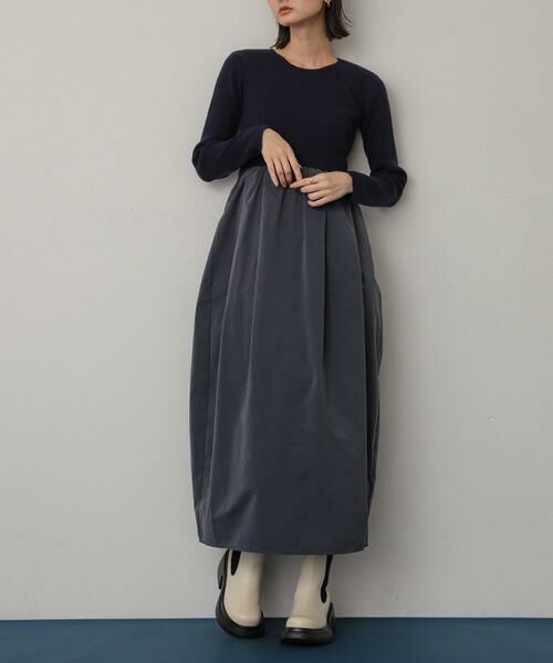 SENSE OF PLACE by URBAN RESEARCH / センスオブプレイス バイ アーバンリサーチ ワンピース | ドッキングコクーンワンピース | 詳細1