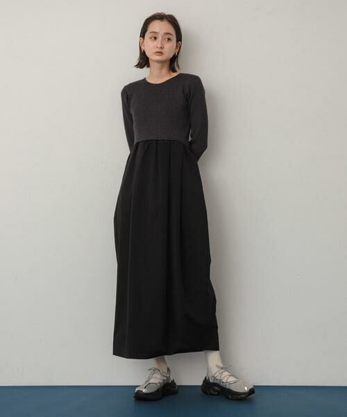 SENSE OF PLACE by URBAN RESEARCH / センスオブプレイス バイ アーバンリサーチ ワンピース | ドッキングコクーンワンピース | 詳細18