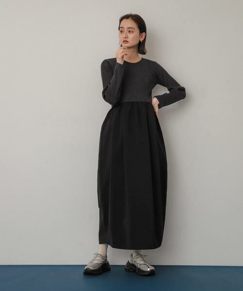 SENSE OF PLACE by URBAN RESEARCH / センスオブプレイス バイ アーバンリサーチ ワンピース | ドッキングコクーンワンピース | 詳細19