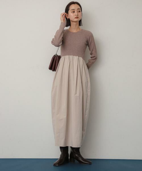 SENSE OF PLACE by URBAN RESEARCH / センスオブプレイス バイ アーバンリサーチ ワンピース | ドッキングコクーンワンピース | 詳細25