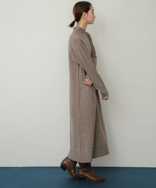 SENSE OF PLACE by URBAN RESEARCH / センスオブプレイス バイ アーバンリサーチ ワンピース | ハイネックセンターシームニットワンピース | 詳細4