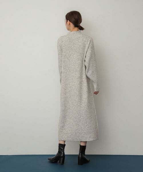 SENSE OF PLACE by URBAN RESEARCH / センスオブプレイス バイ アーバンリサーチ ワンピース | ハイネックセンターシームニットワンピース | 詳細18