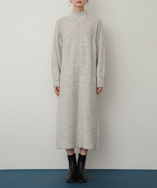 SENSE OF PLACE by URBAN RESEARCH / センスオブプレイス バイ アーバンリサーチ ワンピース | ハイネックセンターシームニットワンピース | 詳細19