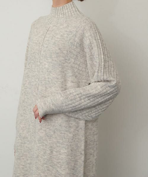 SENSE OF PLACE by URBAN RESEARCH / センスオブプレイス バイ アーバンリサーチ ワンピース | ハイネックセンターシームニットワンピース | 詳細22