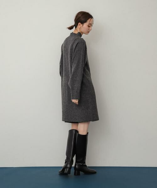 SENSE OF PLACE by URBAN RESEARCH / センスオブプレイス バイ アーバンリサーチ ワンピース | ハイネックセンターシームニットワンピース | 詳細28