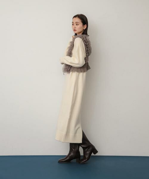 SENSE OF PLACE by URBAN RESEARCH / センスオブプレイス バイ アーバンリサーチ ワンピース | チュールベストレイヤードニットワンピース | 詳細19