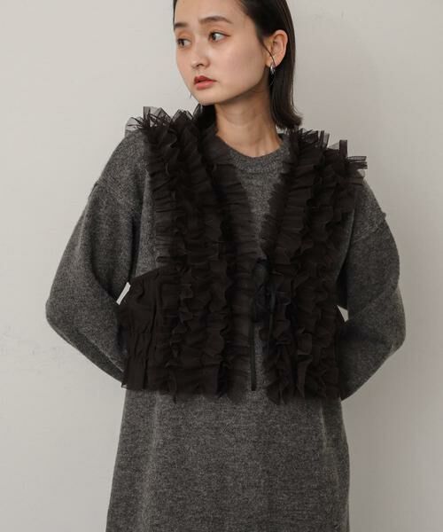 SENSE OF PLACE by URBAN RESEARCH / センスオブプレイス バイ アーバンリサーチ ワンピース | チュールベストレイヤードニットワンピース | 詳細29