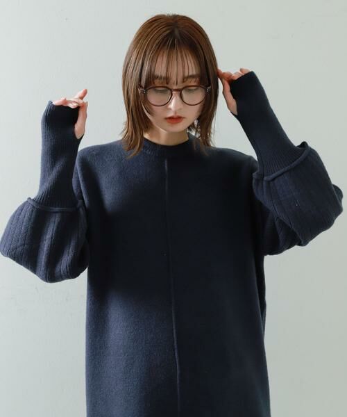SENSE OF PLACE by URBAN RESEARCH / センスオブプレイス バイ アーバンリサーチ ワンピース | 『WEB/一部店舗限定』センターシームサムホールニットワンピース | 詳細1