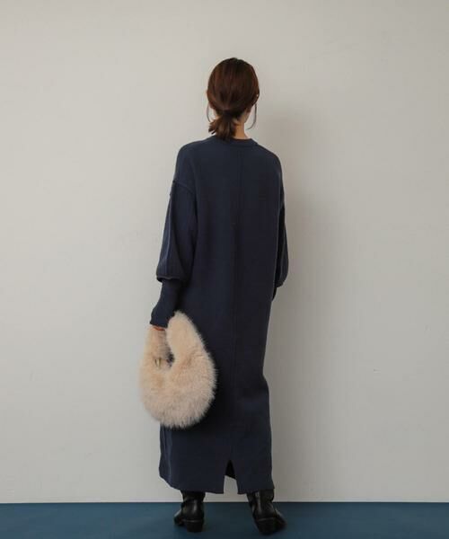 SENSE OF PLACE by URBAN RESEARCH / センスオブプレイス バイ アーバンリサーチ ワンピース | 『WEB/一部店舗限定』センターシームサムホールニットワンピース | 詳細11