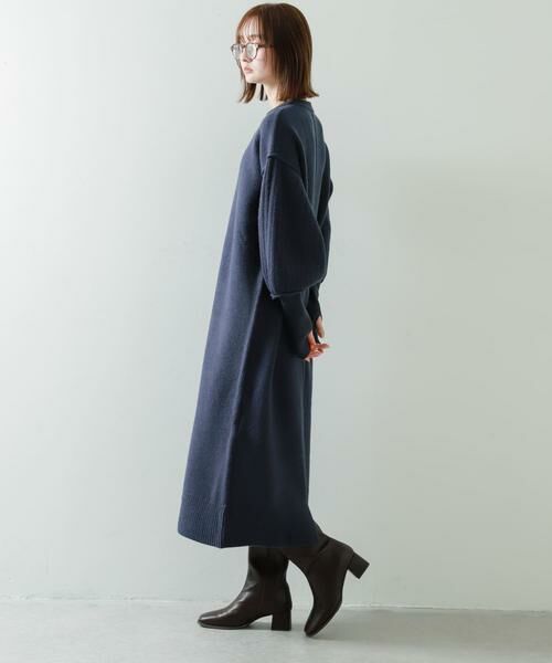 SENSE OF PLACE by URBAN RESEARCH / センスオブプレイス バイ アーバンリサーチ ワンピース | 『WEB/一部店舗限定』センターシームサムホールニットワンピース | 詳細5