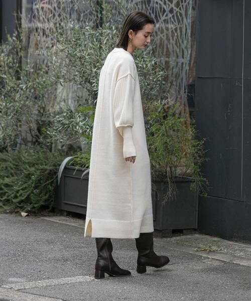 SENSE OF PLACE by URBAN RESEARCH / センスオブプレイス バイ アーバンリサーチ ワンピース | 『WEB/一部店舗限定』センターシームサムホールニットワンピース | 詳細28
