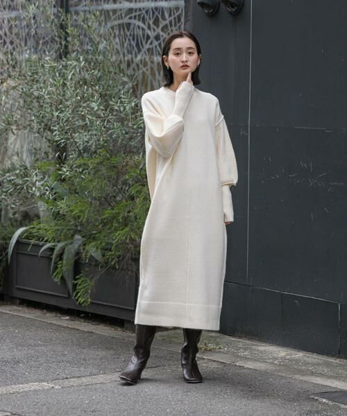 SENSE OF PLACE by URBAN RESEARCH / センスオブプレイス バイ アーバンリサーチ ワンピース | 『WEB/一部店舗限定』センターシームサムホールニットワンピース | 詳細25