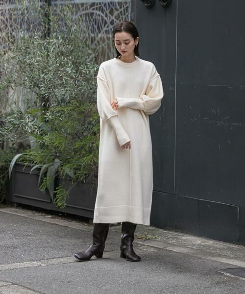 SENSE OF PLACE by URBAN RESEARCH / センスオブプレイス バイ アーバンリサーチ ワンピース | 『WEB/一部店舗限定』センターシームサムホールニットワンピース | 詳細26