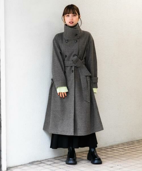 SENSE OF PLACE by URBAN RESEARCH / センスオブプレイス バイ アーバンリサーチ その他アウター | スタンドカラーロングコート | 詳細3