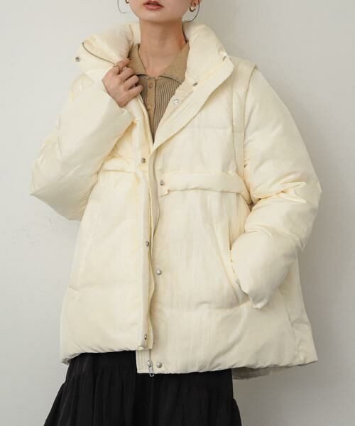 SENSE OF PLACE by URBAN RESEARCH / センスオブプレイス バイ アーバンリサーチ ダウンジャケット・ベスト | 『WEB/一部店舗限定』2WAYスタンドカラーダウン | 詳細28